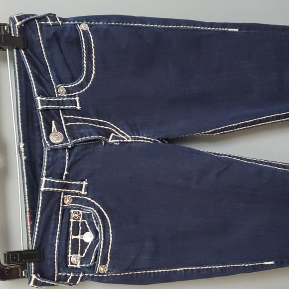 Wms TRUE RELIGION skinny jeans (sz 27) - Picture 3 of 7